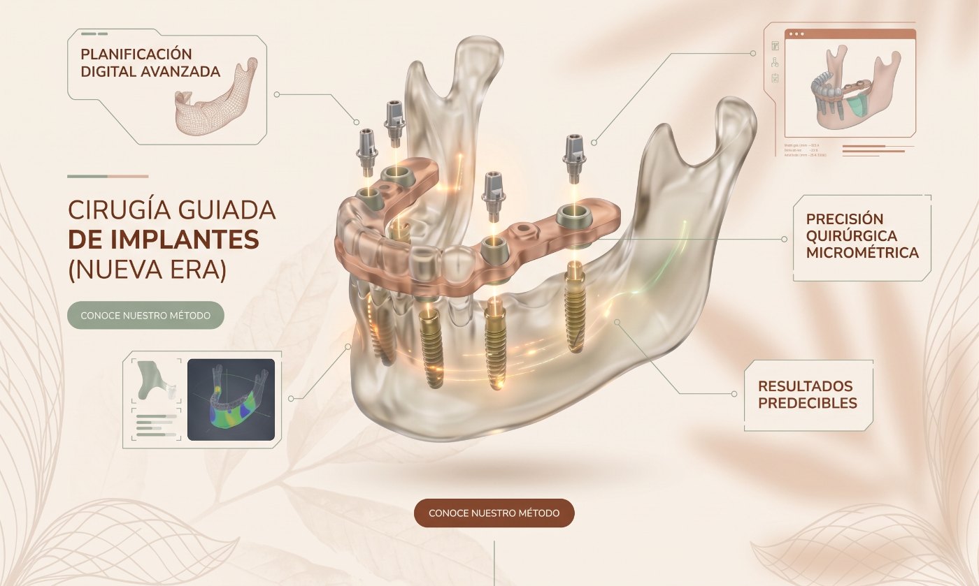 Planificación digital 3D de implante dental con cirugía guiada en Activa Dental Ronda